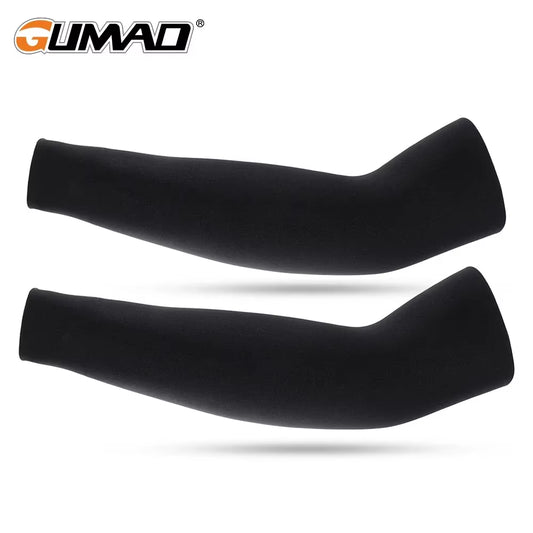 Sports Arm Sleeves Cycling Running Fishing Climbing Arm Warmers Sun UV Protection Cool Hand Cover Elastic Cuffs Summer Men Women