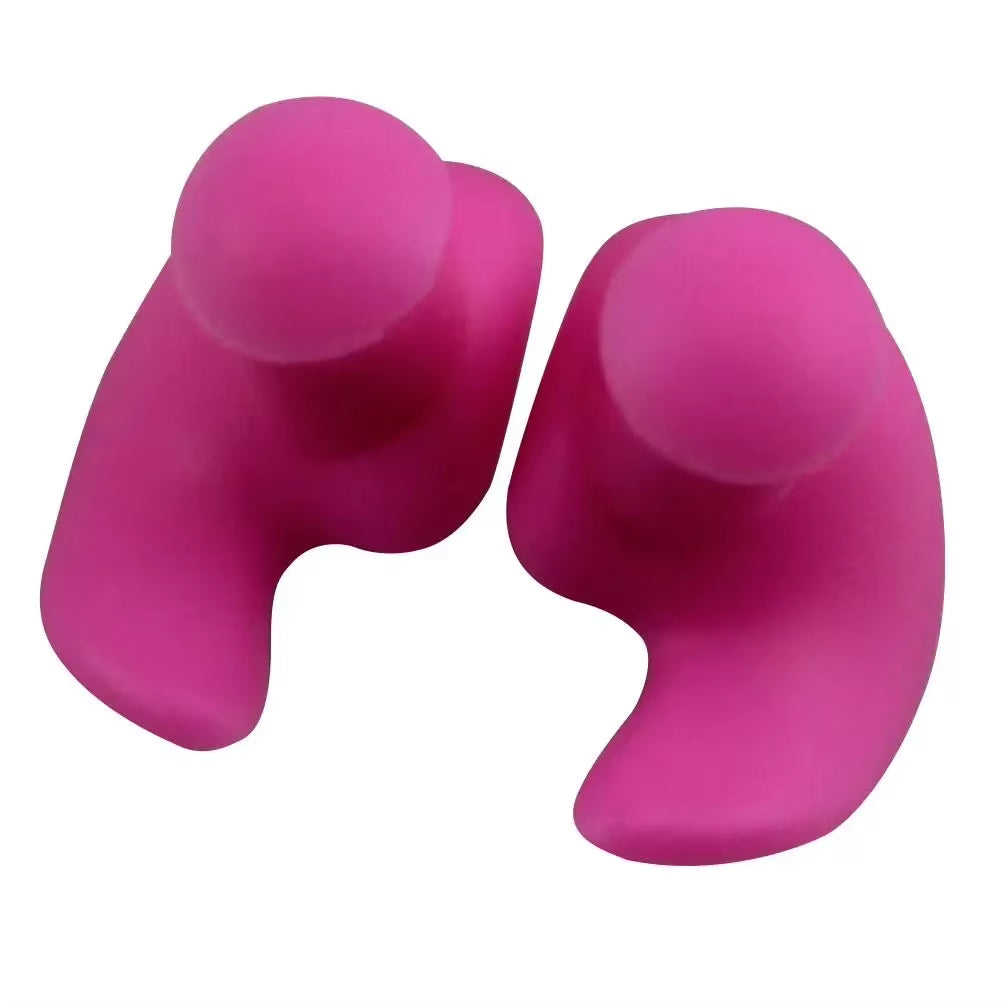 1 Pair Waterproof Soft Earplugs Silicone Portable Ear Plugs Swimming Accessories Durable Earplugs Classic Delicate Texture