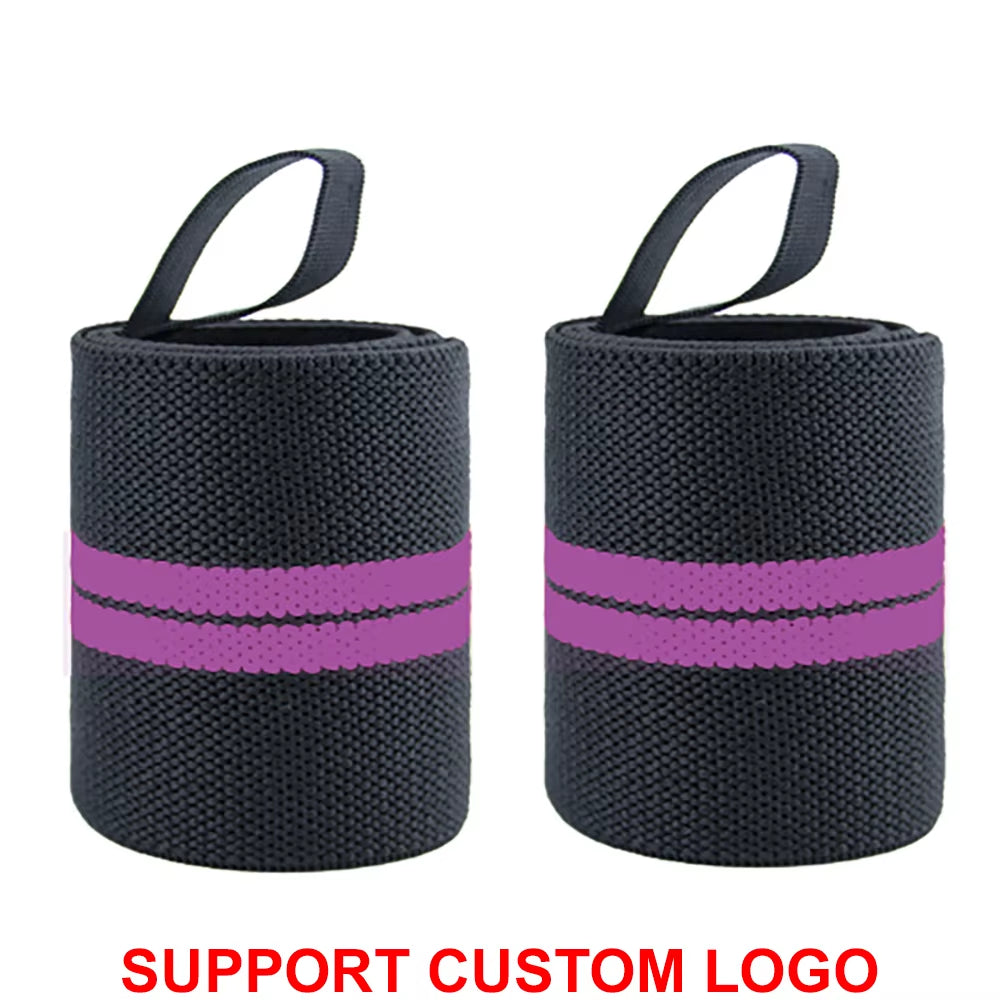 Weightlifting Wrist Wraps for Men Women Wrist Support Wraps Heavy Duty Thumb Loop Strength Training Powerlifting Bodybuilding