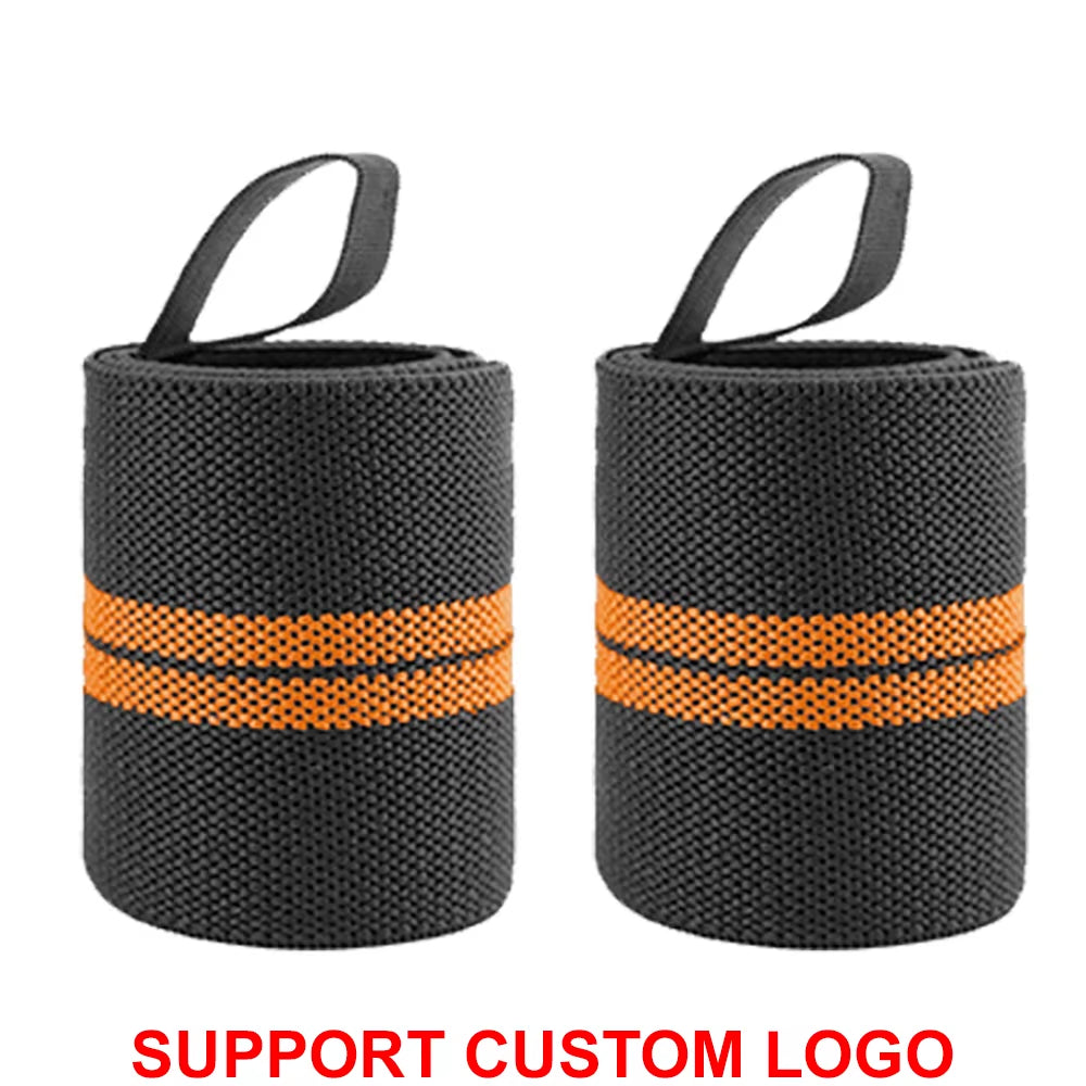 Weightlifting Wrist Wraps for Men Women Wrist Support Wraps Heavy Duty Thumb Loop Strength Training Powerlifting Bodybuilding