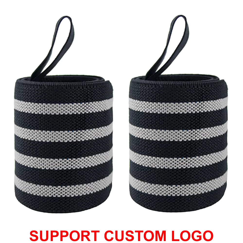 Weightlifting Wrist Wraps for Men Women Wrist Support Wraps Heavy Duty Thumb Loop Strength Training Powerlifting Bodybuilding