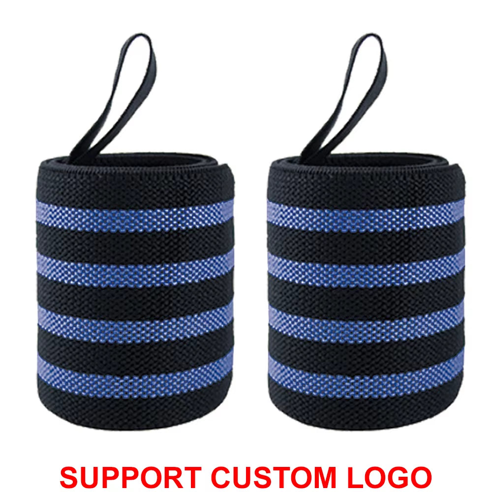 Weightlifting Wrist Wraps for Men Women Wrist Support Wraps Heavy Duty Thumb Loop Strength Training Powerlifting Bodybuilding