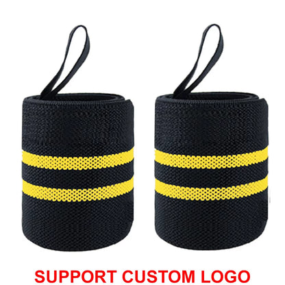 Weightlifting Wrist Wraps for Men Women Wrist Support Wraps Heavy Duty Thumb Loop Strength Training Powerlifting Bodybuilding