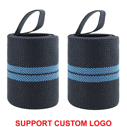 Weightlifting Wrist Wraps for Men Women Wrist Support Wraps Heavy Duty Thumb Loop Strength Training Powerlifting Bodybuilding