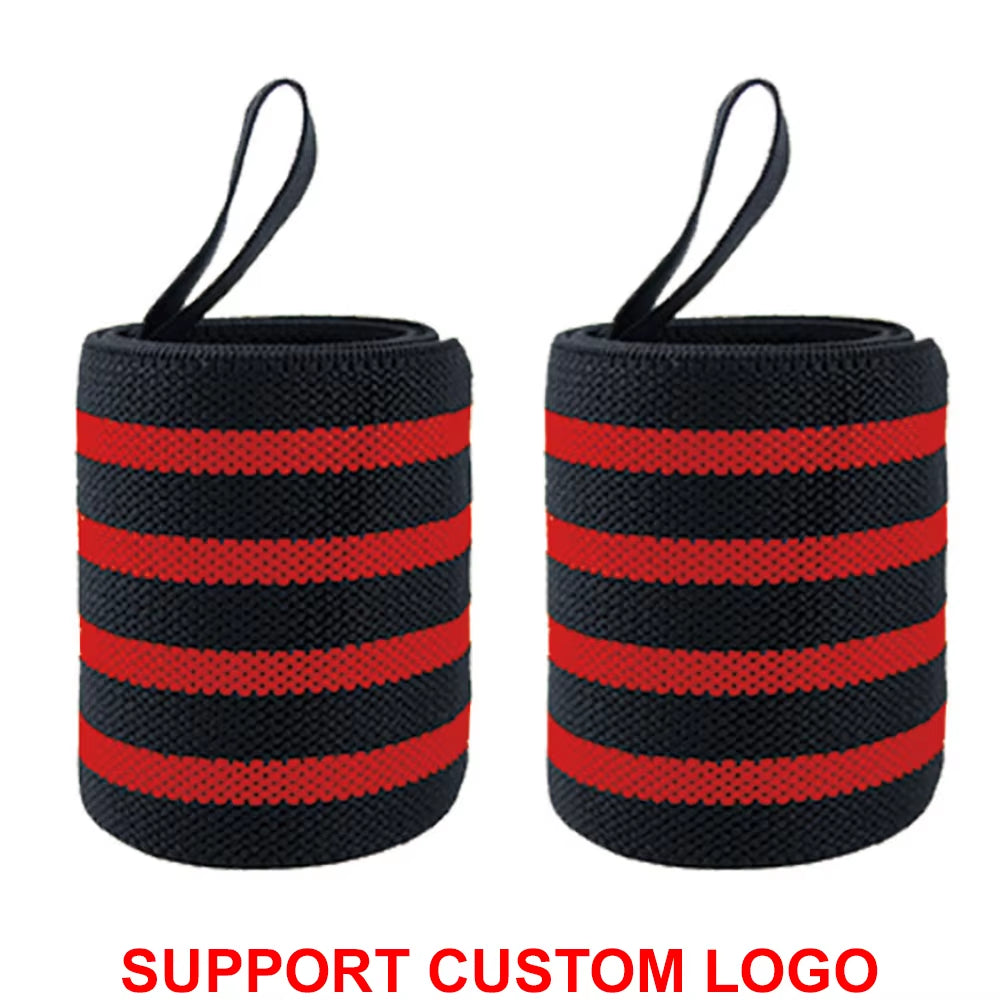 Weightlifting Wrist Wraps for Men Women Wrist Support Wraps Heavy Duty Thumb Loop Strength Training Powerlifting Bodybuilding