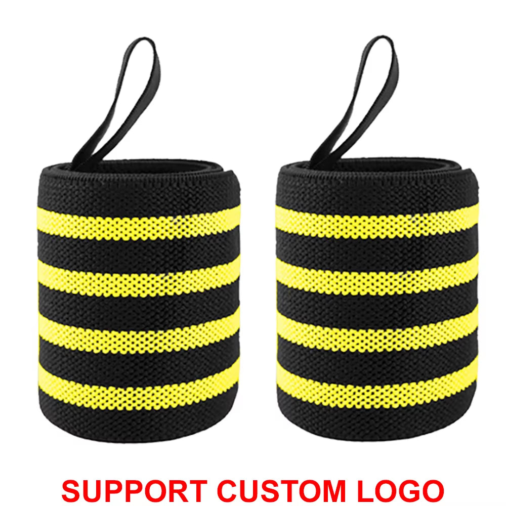 Weightlifting Wrist Wraps for Men Women Wrist Support Wraps Heavy Duty Thumb Loop Strength Training Powerlifting Bodybuilding