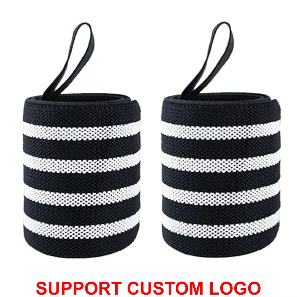 Weightlifting Wrist Wraps for Men Women Wrist Support Wraps Heavy Duty Thumb Loop Strength Training Powerlifting Bodybuilding